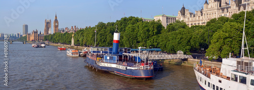 Photography Victoria Embankment Early Morning Panorama & Big Ben