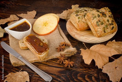 Homemade apple butter