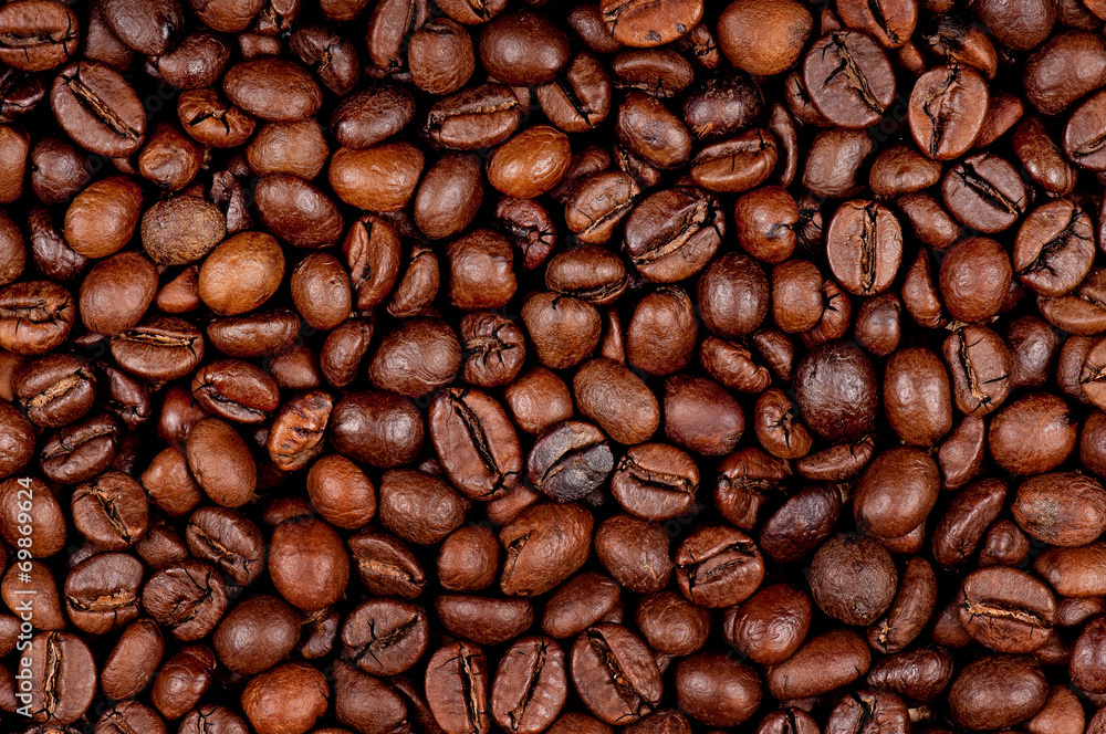 Naklejka premium Coffee beans