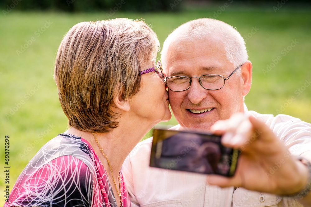 Capturing moments - senior couple Capturing moments - senior couple
