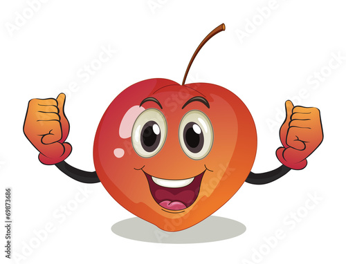 A smiling fruit