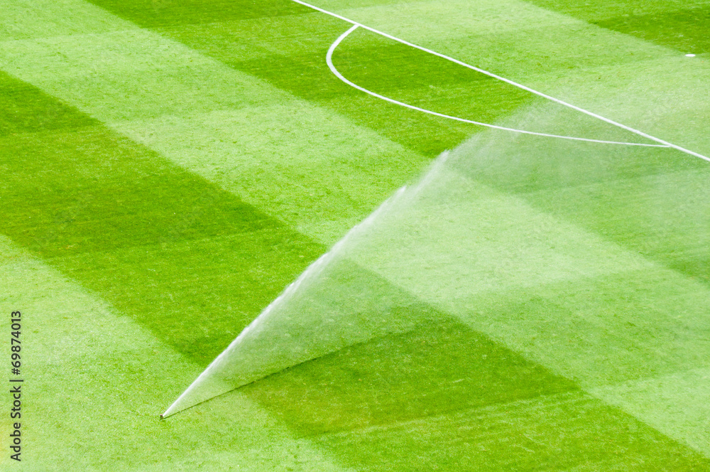 Obraz premium Irrigation turf
