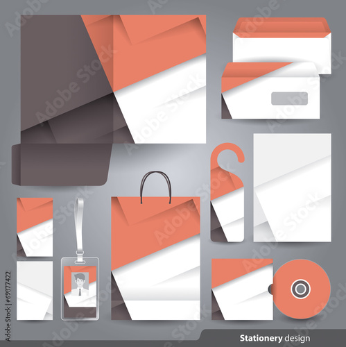 Stationery template design.