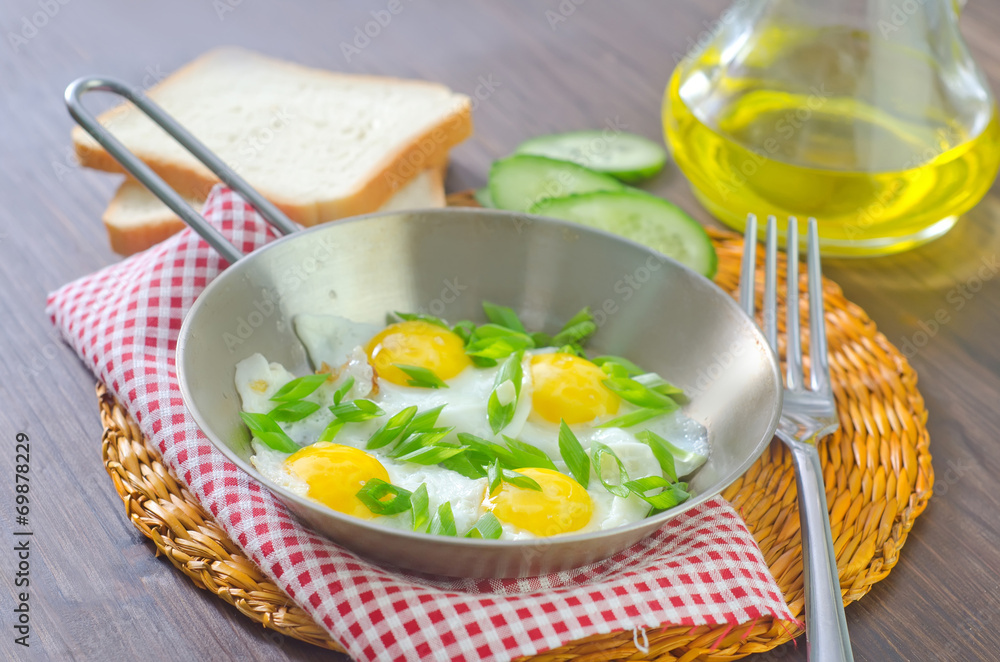 fried eggs
