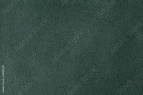 Background with texture of green leather