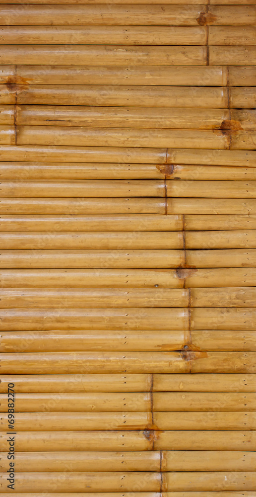 Bamboo wall in the form background Bamboo wall in the form background