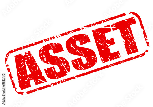 Asset red stamp text