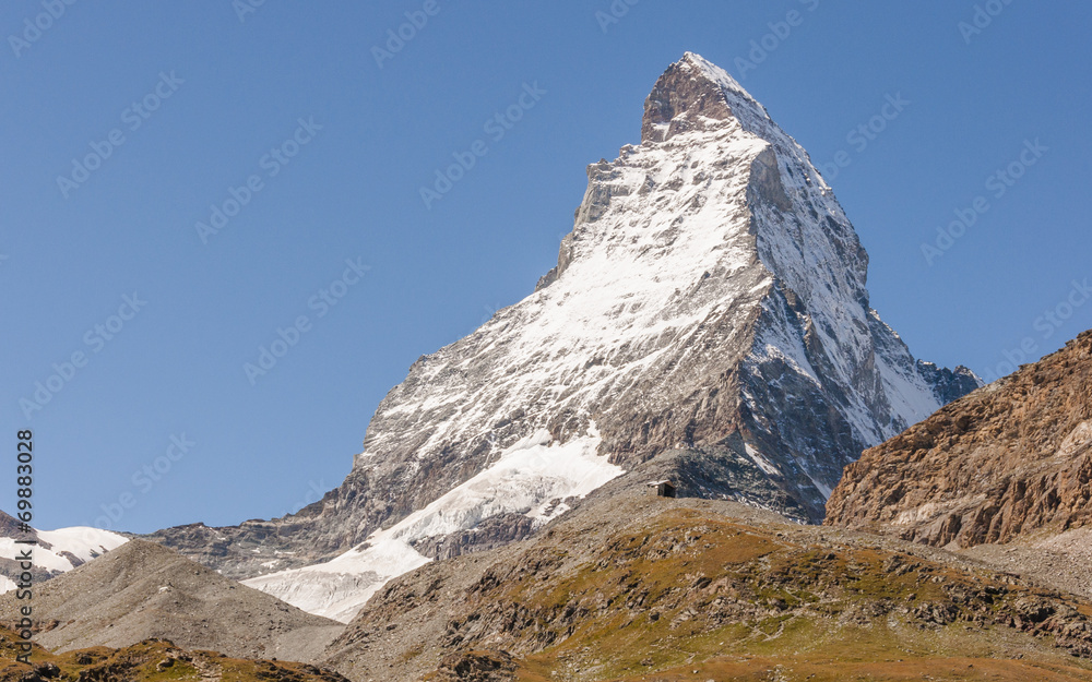 Zermatt, Bergdorf, Alpen, Bergpanorama, Trockener Steg, Schweiz