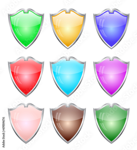 Glossy shields