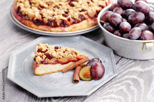 Konstfotografi plum cake