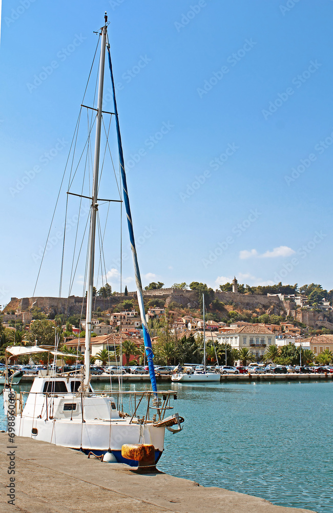 Yacht near Nafplio, Greece