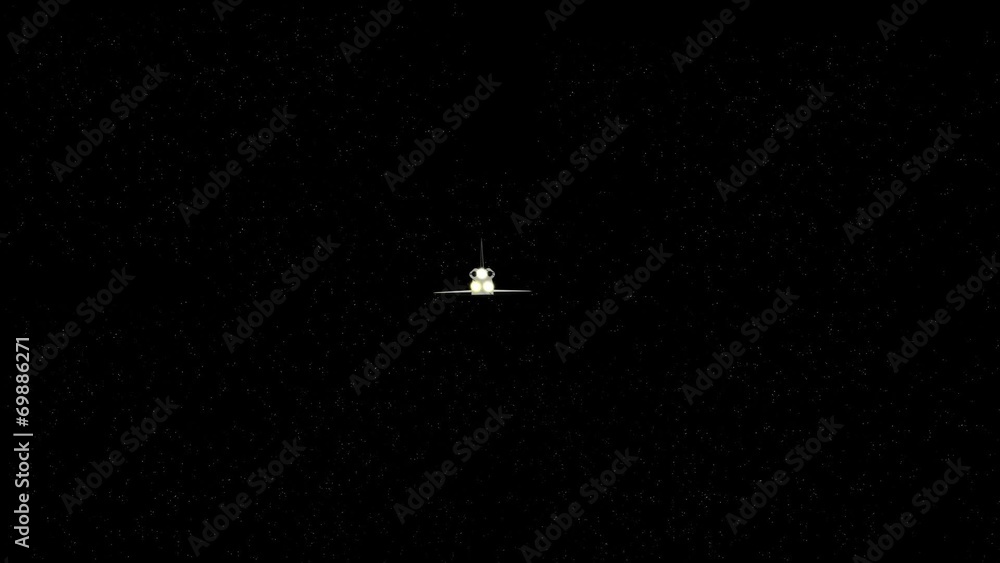 Space Shuttle flies Space Shuttle flies
