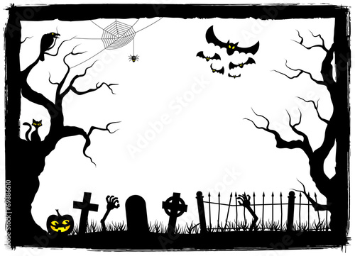 gruselige Halloween Nacht