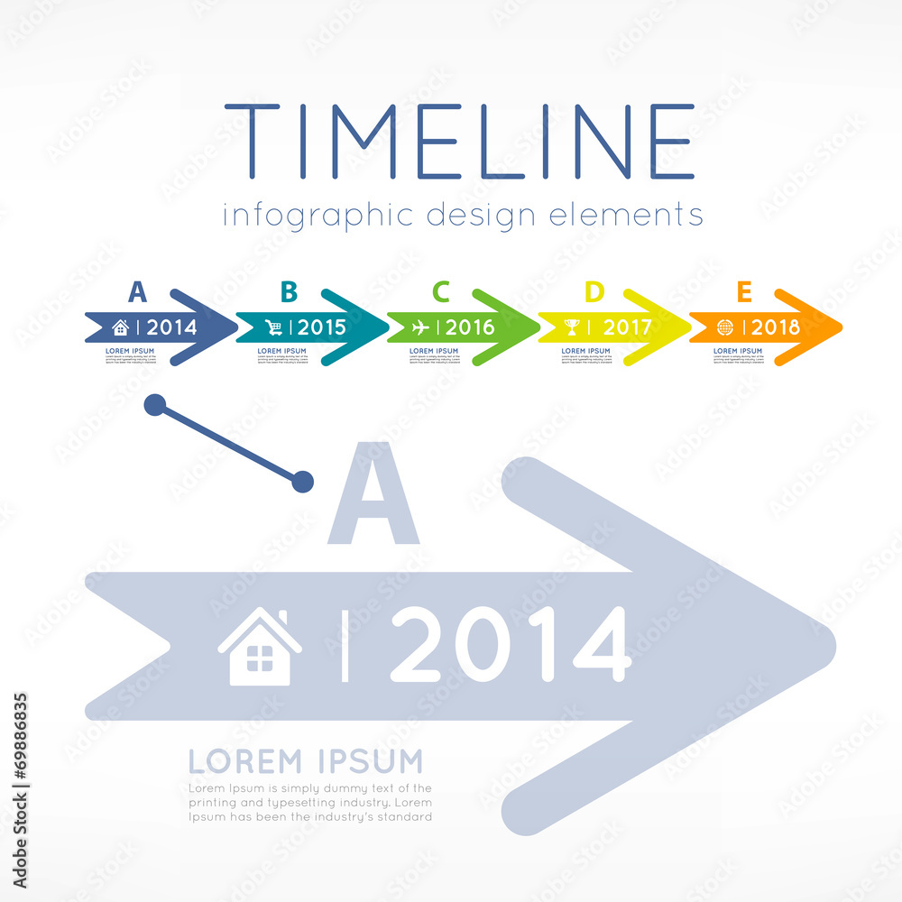 Timeline infographic Timeline infographic