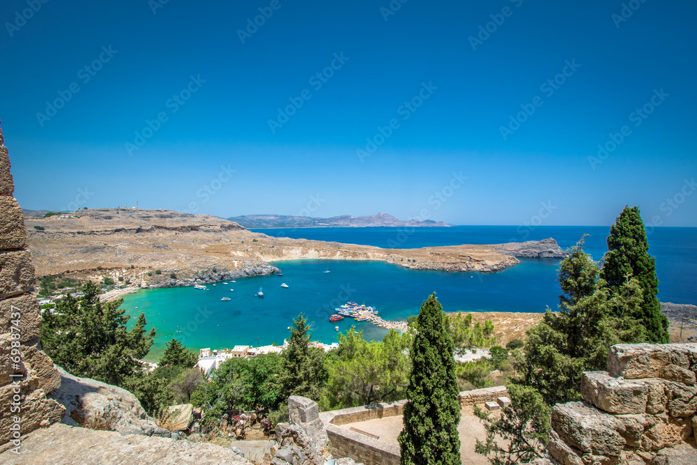 Sommertag in Lindos