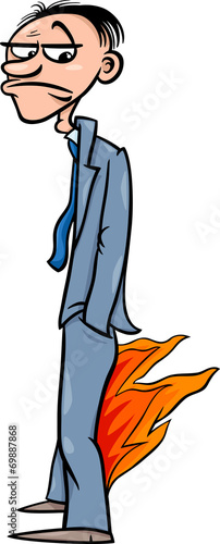 pants on fire saying cartoon
