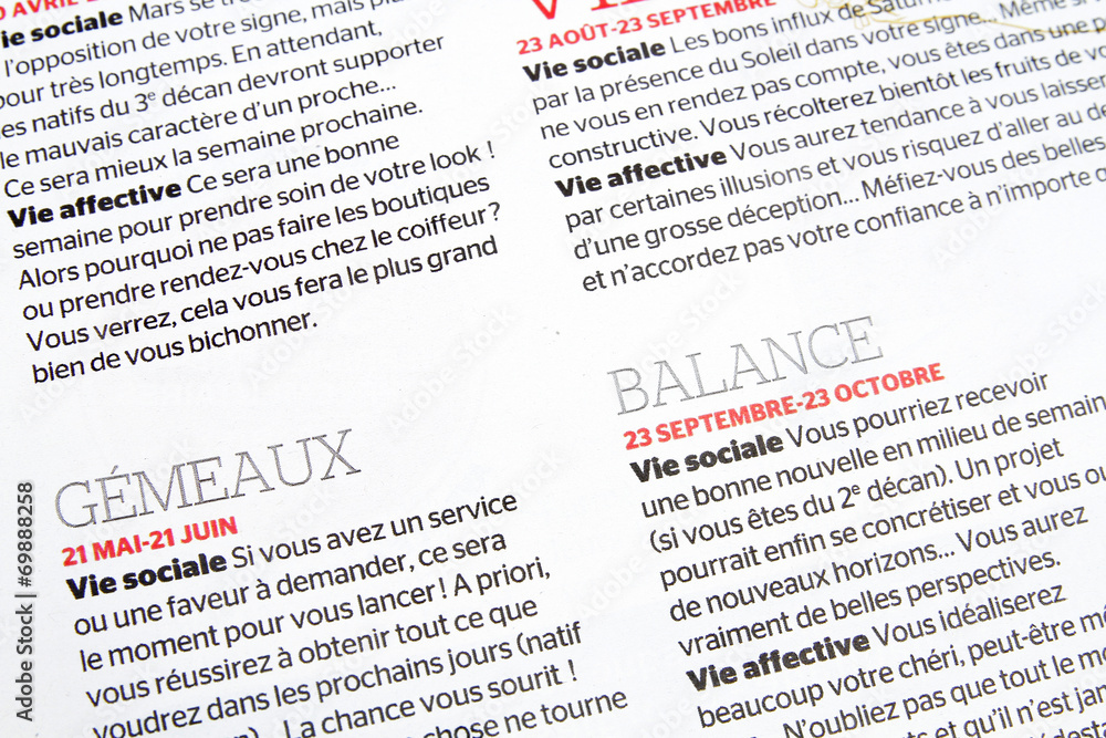 Naklejka premium horoscope