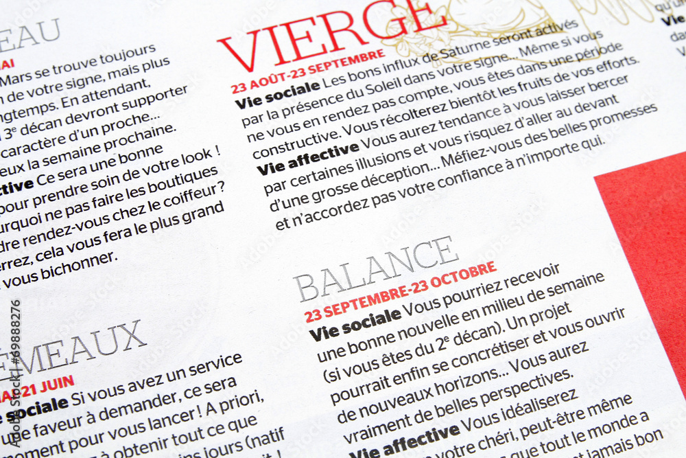 Obraz premium horoscope