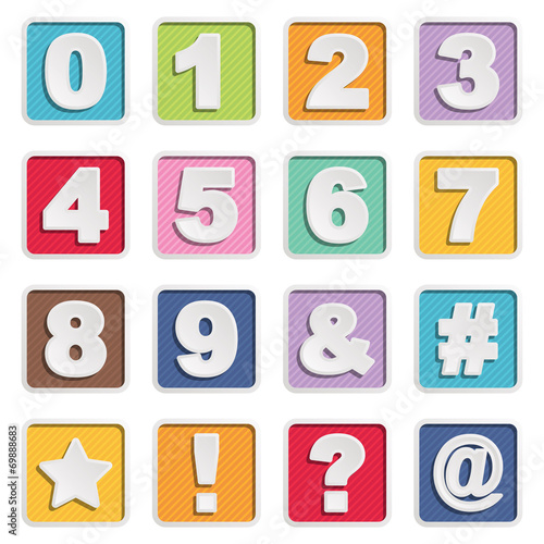 square number icons