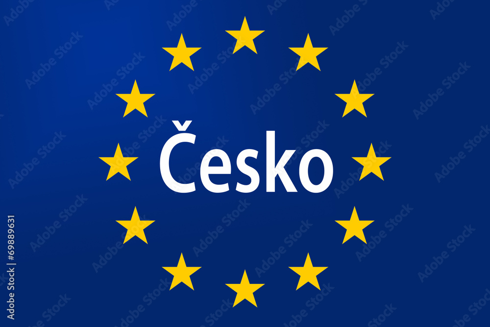 Europe Sign: Czech Repubilc