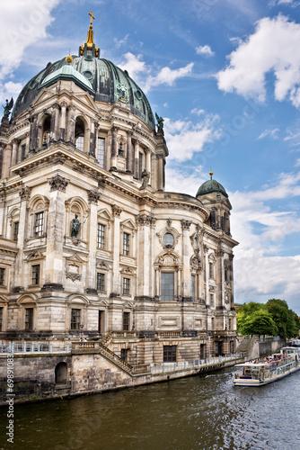 Berlin cathedral and the Spree river, Berlin Germany