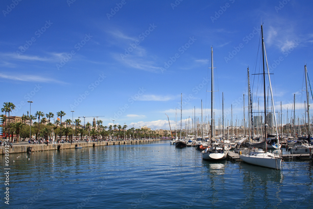 Barcelona harbor
