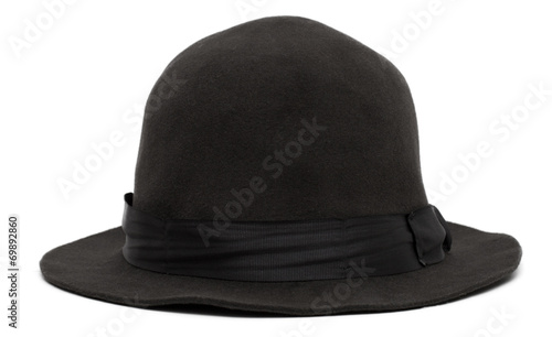 Black hat isolated on white