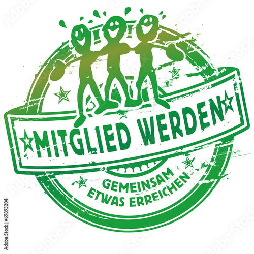 Stempel Mitglied werden