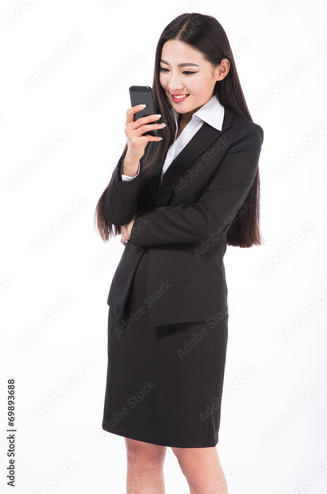 business woman. Isolated over white background business woman. Isolated over white background