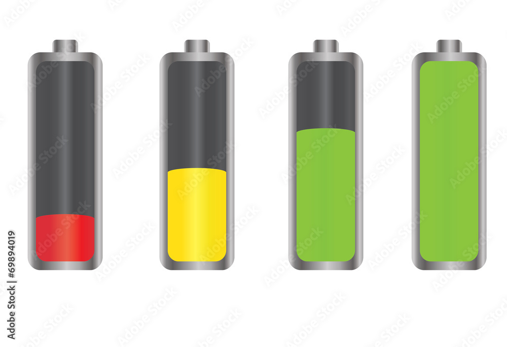 Battery Energy Indicator Icons Battery Energy Indicator Icons