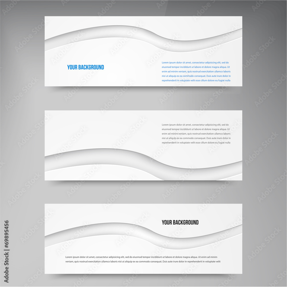 Fototapeta premium Vector background banners and stickers.