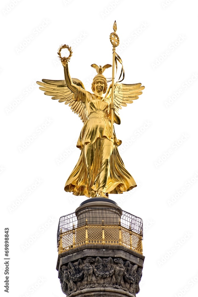 Obraz premium Close up of Berlin Victory column (Siegessaule)