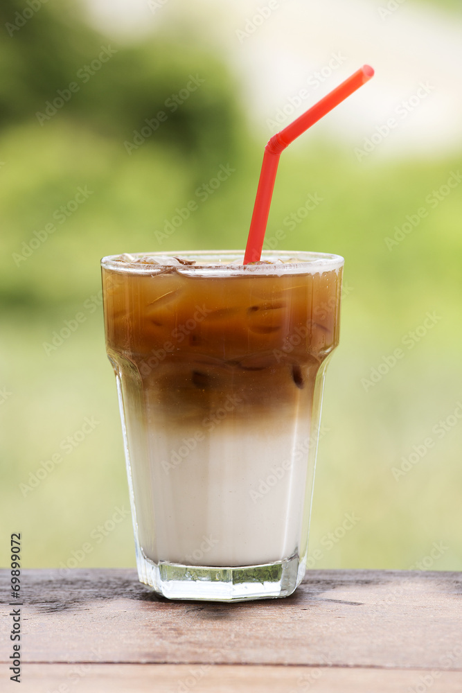 Ice coffee caramel Latte Ice coffee caramel Latte