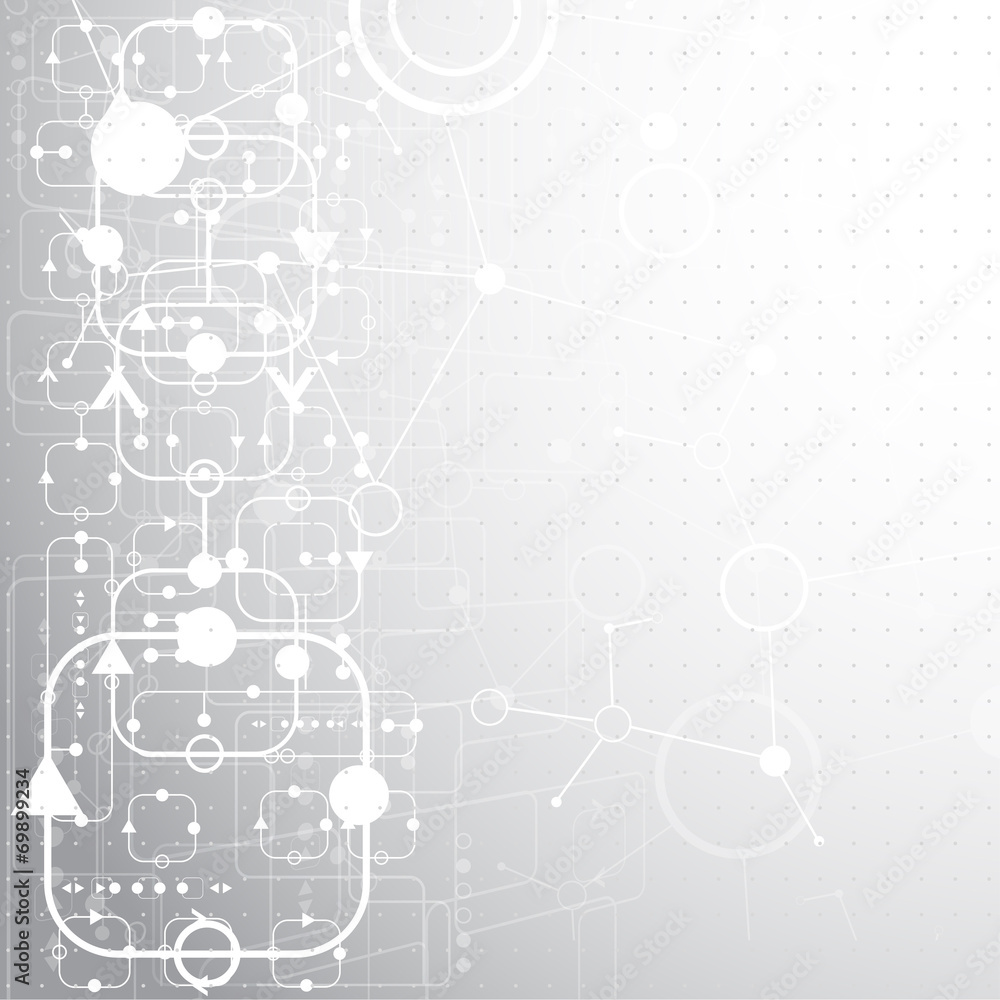 Obraz premium Abstract technological background