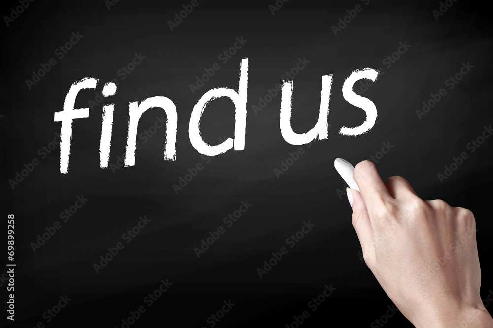 Fototapeta premium find us