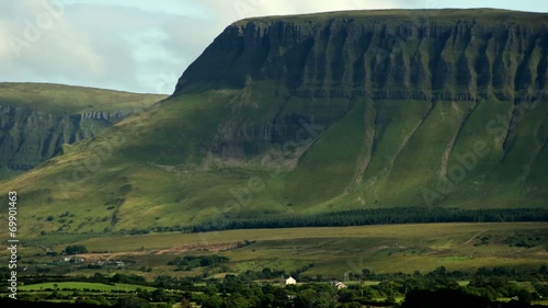 Shadows passing throuh mountain