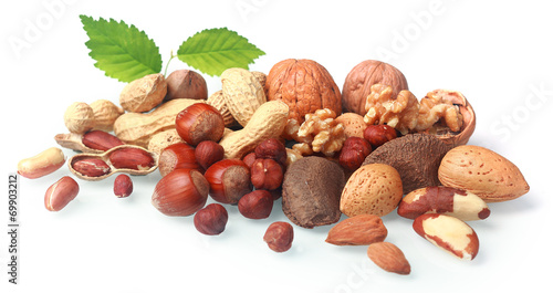 Assortment of fresh nuts
