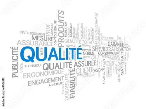 Nuage de Tags "QUALITE" (garantie service client qualité totale)