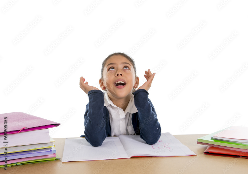 sweet latin little school girl bored under stress studying sweet latin little school girl bored under stress studying