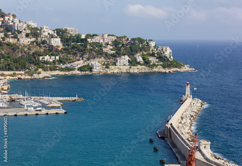 Sea in front of Nice Port