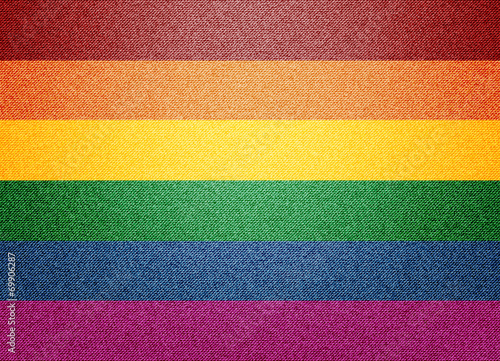 Denim Rainbow flag