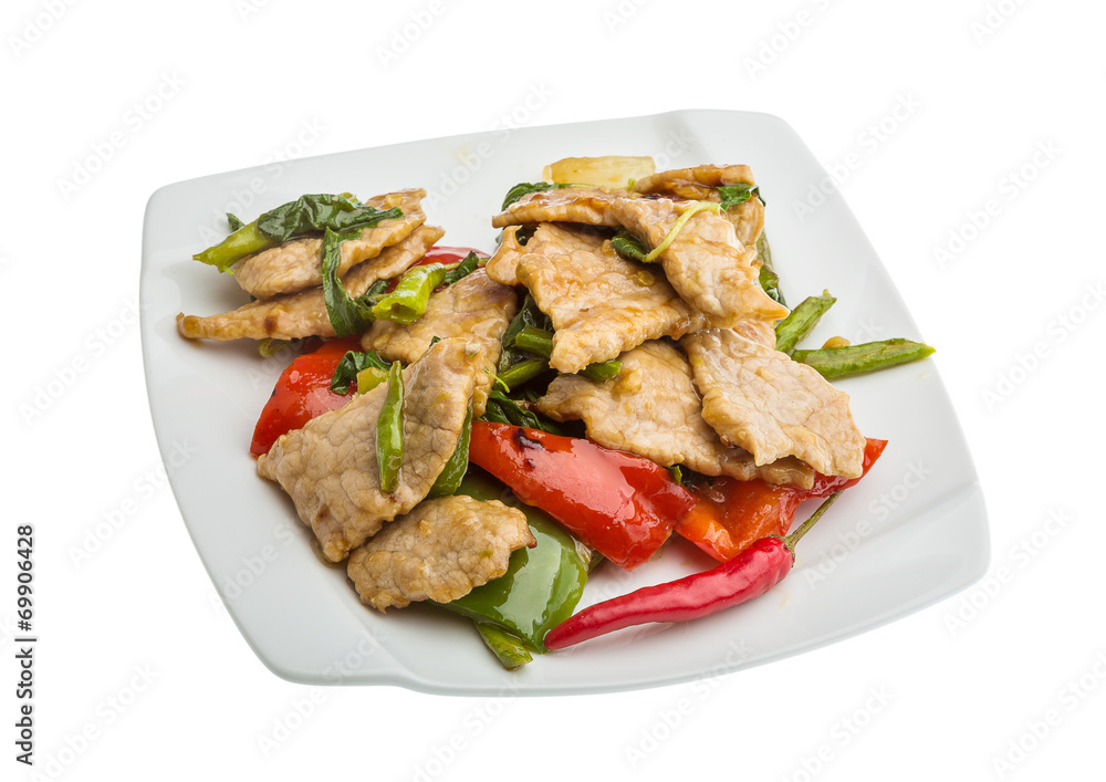 Pork with vegetables Pork with vegetables