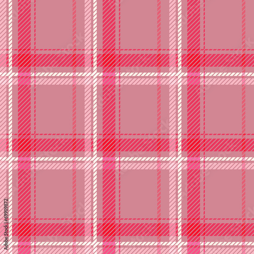 Seamless pink tartan pattern fabric.