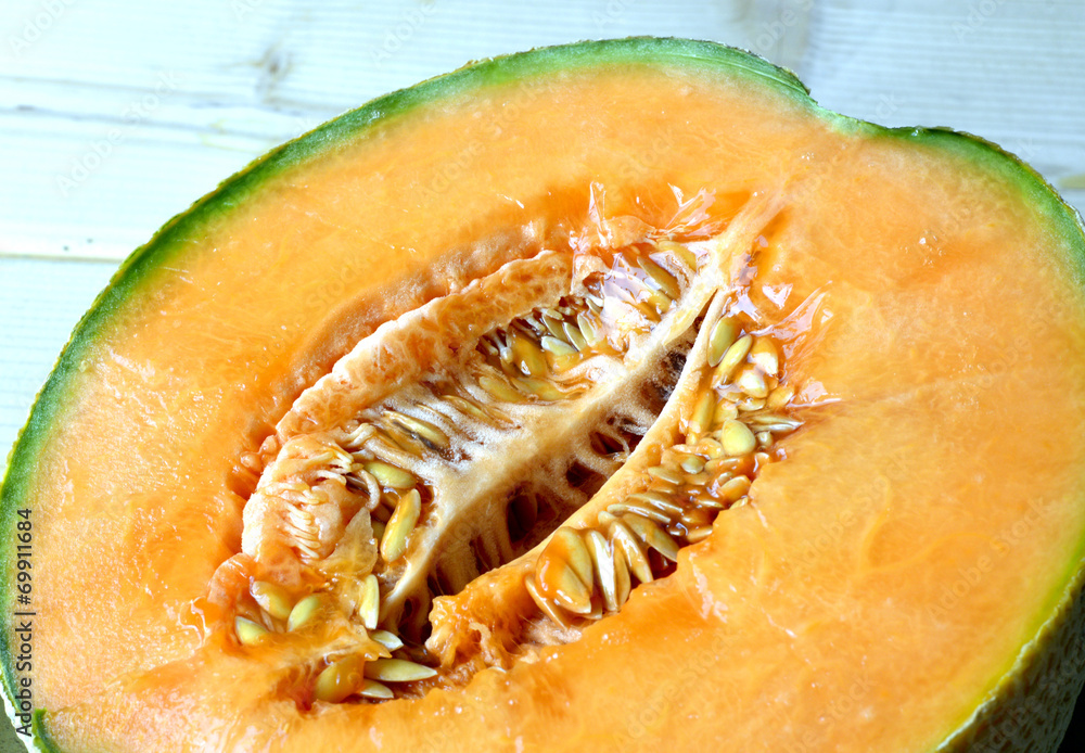Cantaloupe melon. Cantaloupe melon.