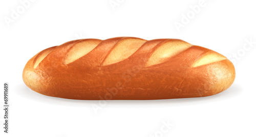Obraz na plátně Loaf, vector illustration