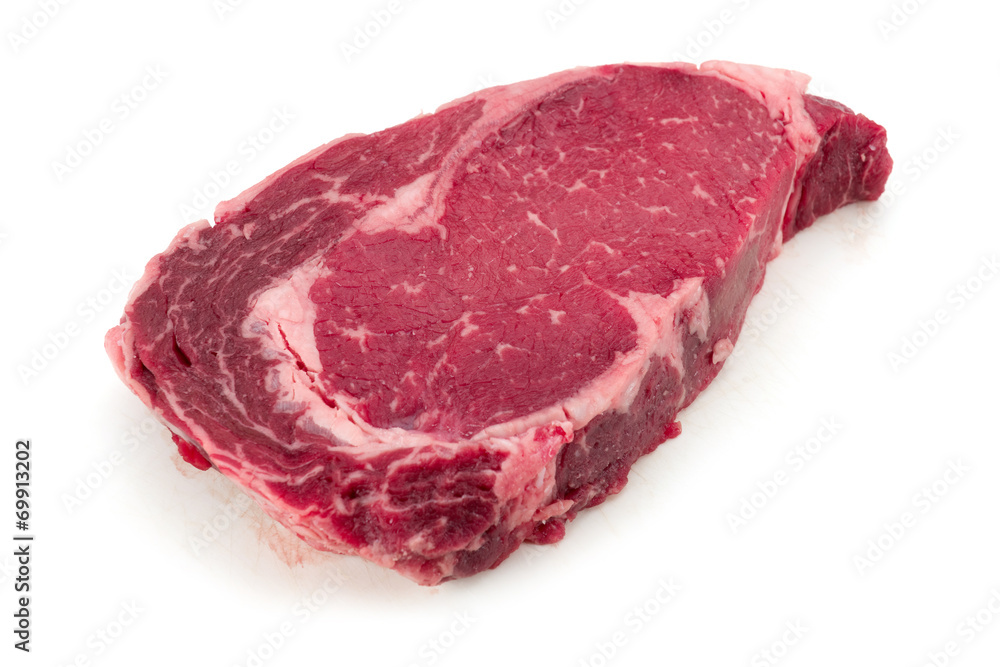 A piece of meat beef side
