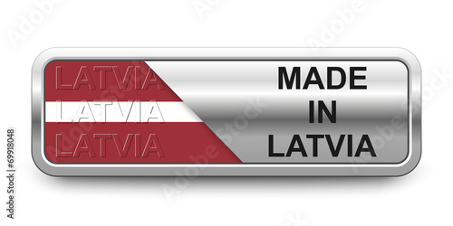 Made in Latvia Button