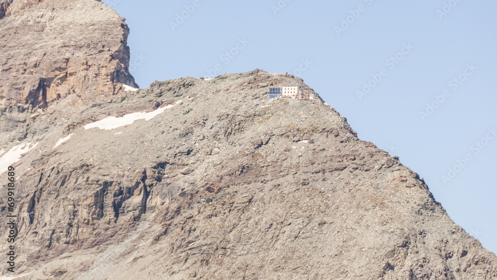 Zermatt, Dorf, Hörnlihütte, Alphütte, Berghaus, Alpen, Schweiz