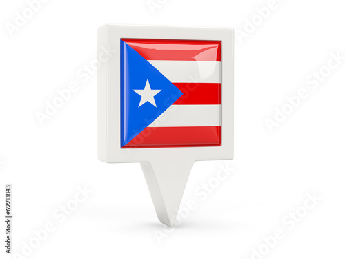 Free Download Square flag icon of puerto rico - GFXLoad