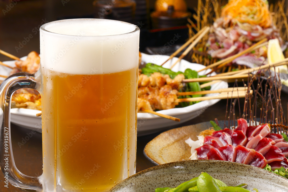ビールとおつまみ ビールとおつまみ